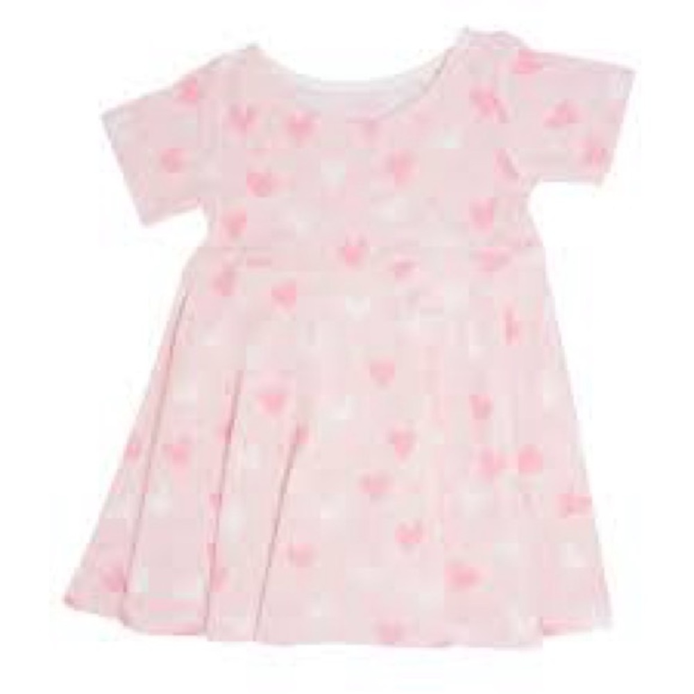 Sweet Bamboo Pink Heart Dress